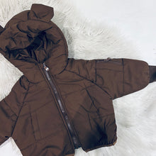 Brown teddy winter jacket