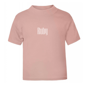 Personalised pastel T