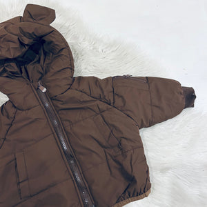 Brown teddy winter jacket