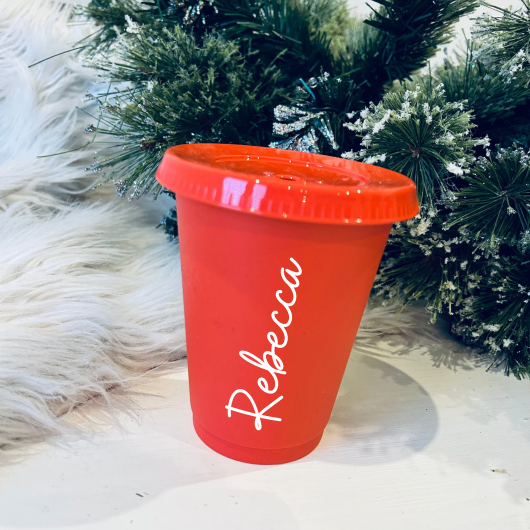 Mini personalised cold cup