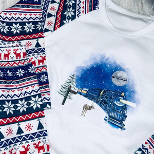 ADULTS Express train theme pyjamas