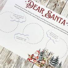 Dear Santa placemat cards