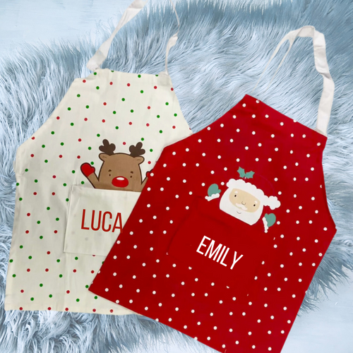 Personalised Christmas apron