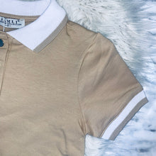 Boys beige polo shirt & short set