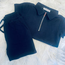 Boys navy zip co-ord set