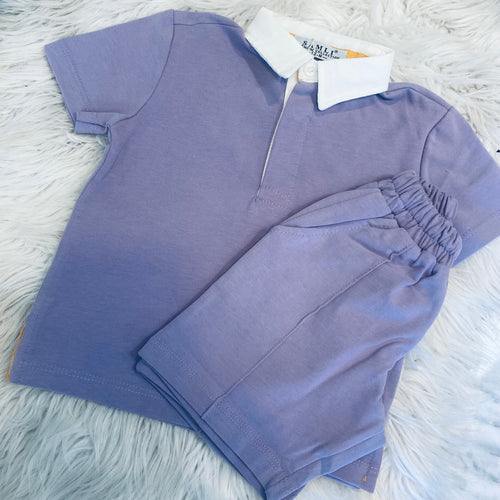 Baby boy lilac 2 piece