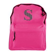 Personalised Star Initial Pink Backpack