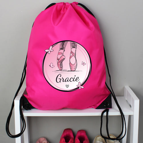 Personalised Ballet Pink Kit Bag