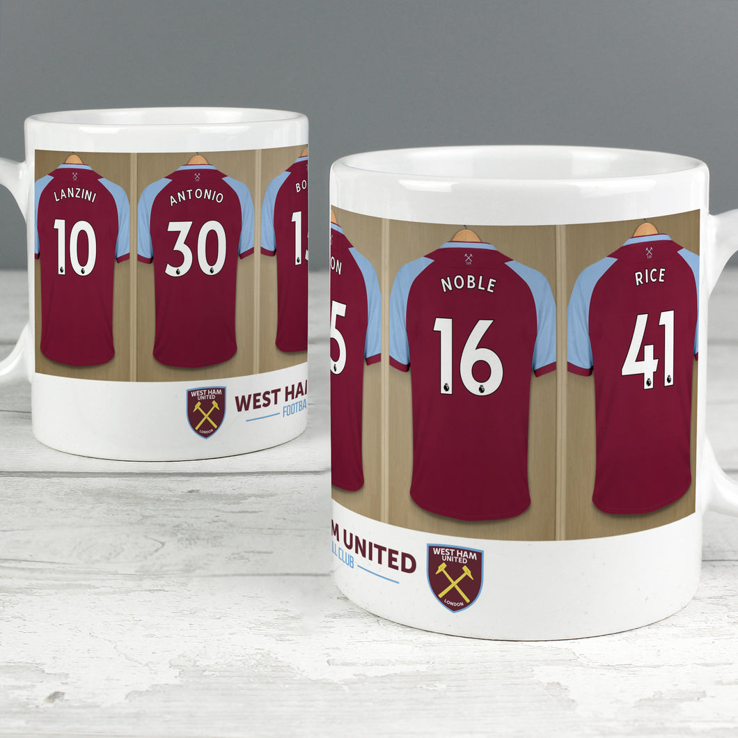 West Ham United Football Club Dressing Room Mug