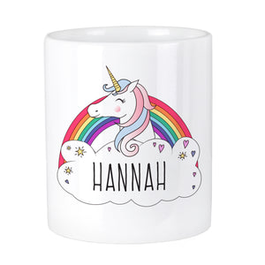 Personalised Unicorn Ceramic Storage Pot