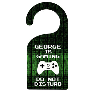 Personalised Gaming Door Hanger