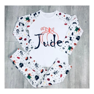 Personalised halloween online pyjamas