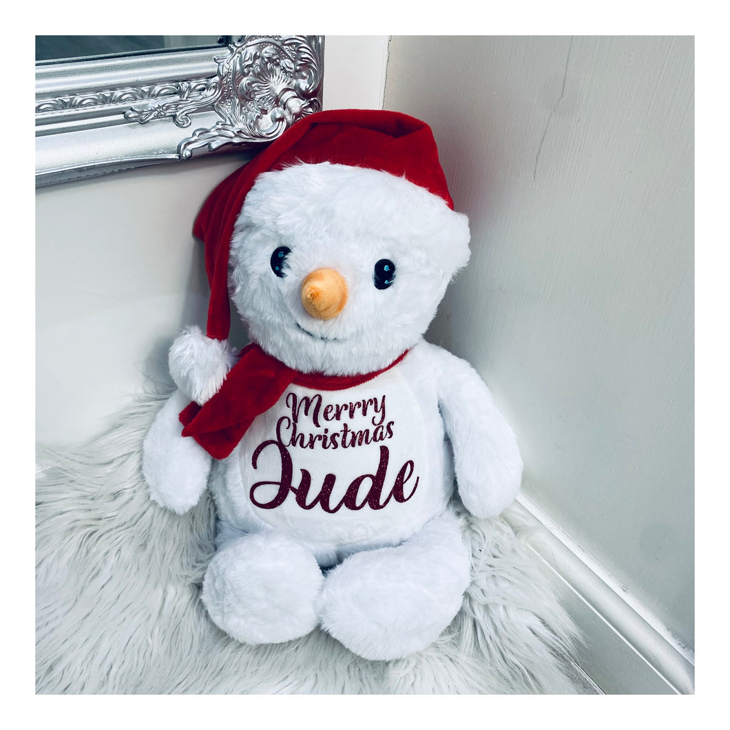 Merry Christmas personalised soft Toy