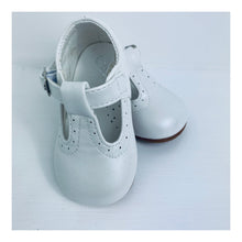 White T-Bar Shoe