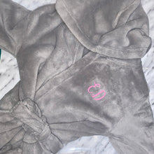 Pink personalised dressing gown 12-18months