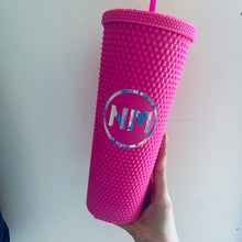 24oz Studded initial tumbler