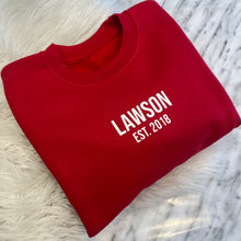 Personalised Est sweaters